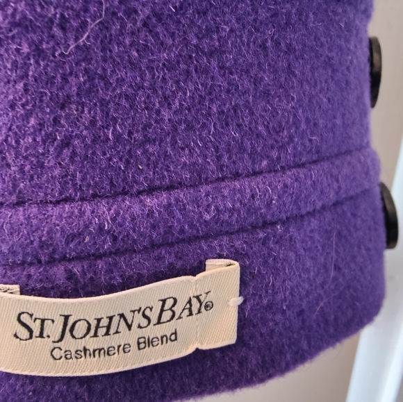 St.John’s Bay Women's Cashmere Blend Pea Coat Size S - Picture 4 of 10